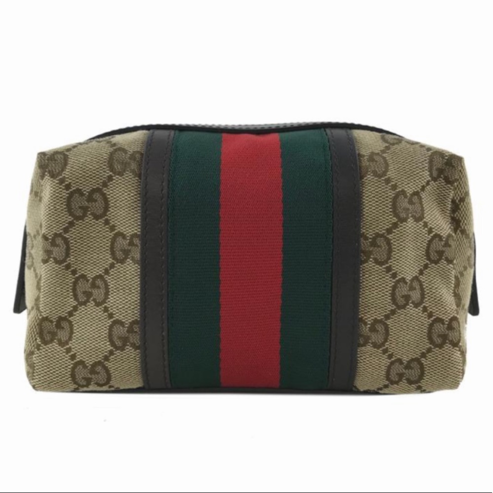Gucci Web Cosmetic Case/Clutch